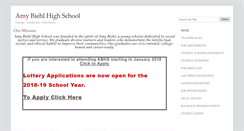 Desktop Screenshot of amybiehlhighschool.org